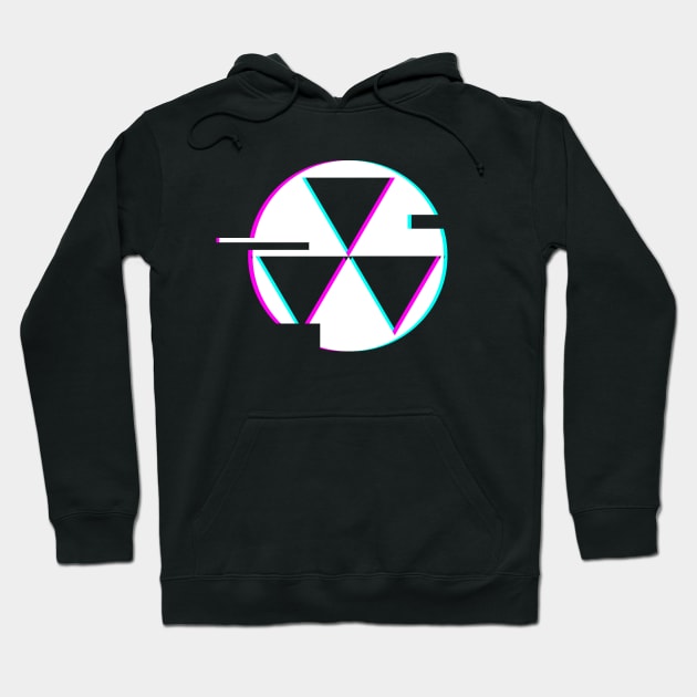 Glitch Nuclear Fallout Shelter Sign Hoodie by MeatMan